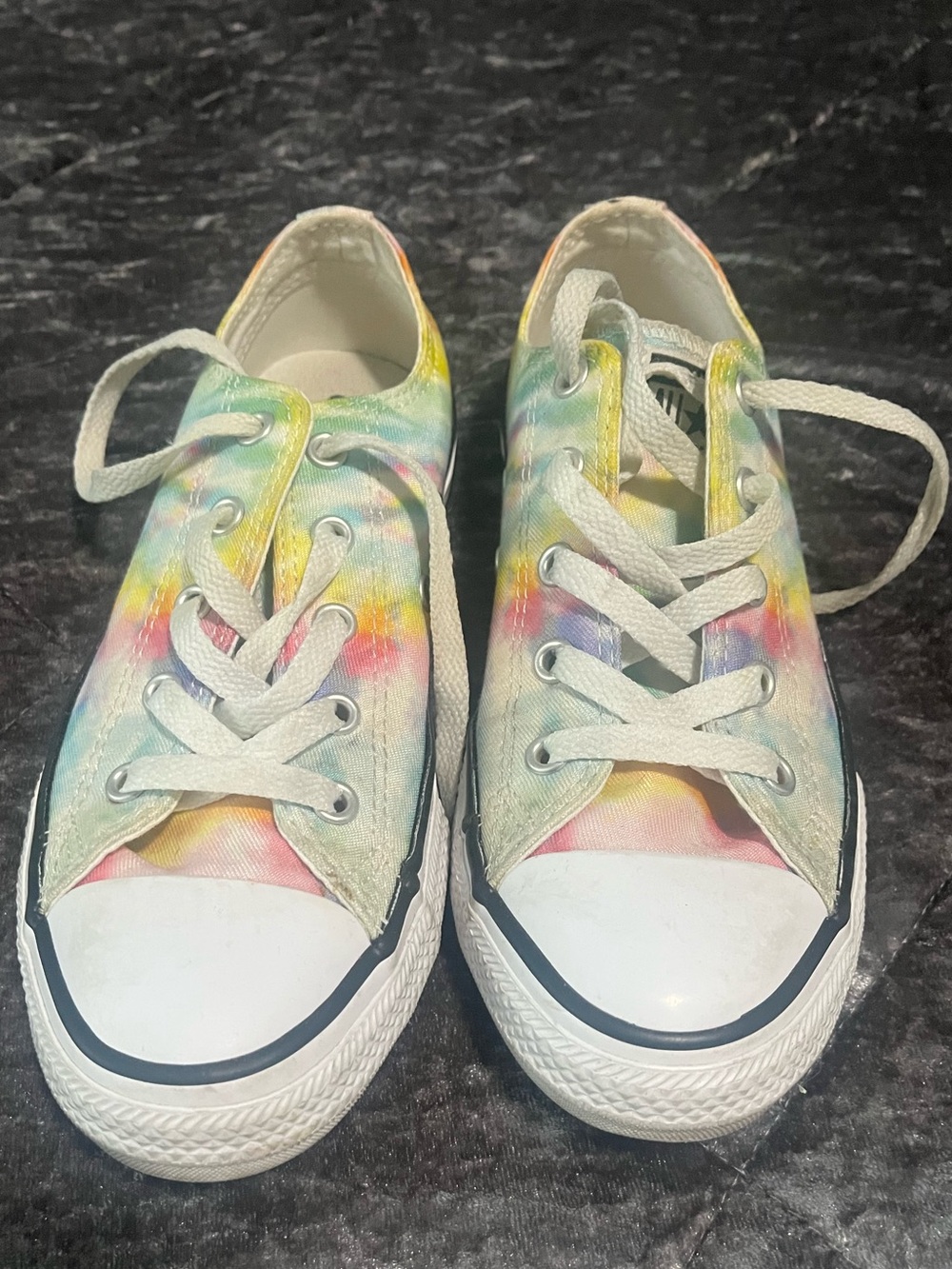 Converse Kids Pastel Tie-Dye Low Top